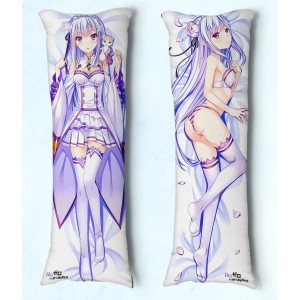 Travesseiro Dakimakura Re zero Emilia 04